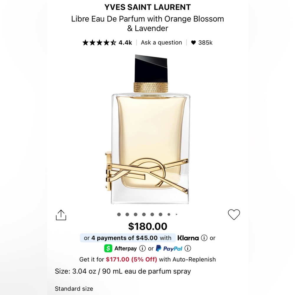 YSL Libre 3-pc Set includes EDP Full size: 90ml/Travel size 10 ml & lipstick - Picture 2 of 7